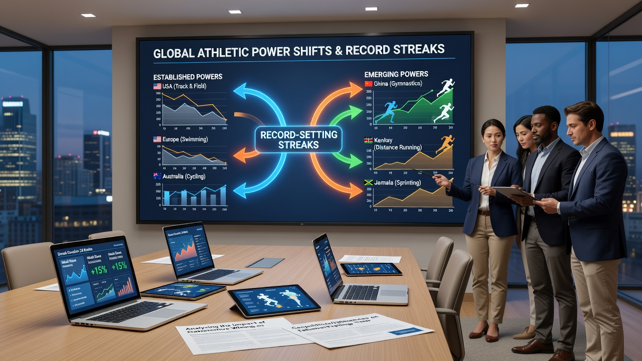 Global sports power structures shifting as new nations achieve record streaks in major events