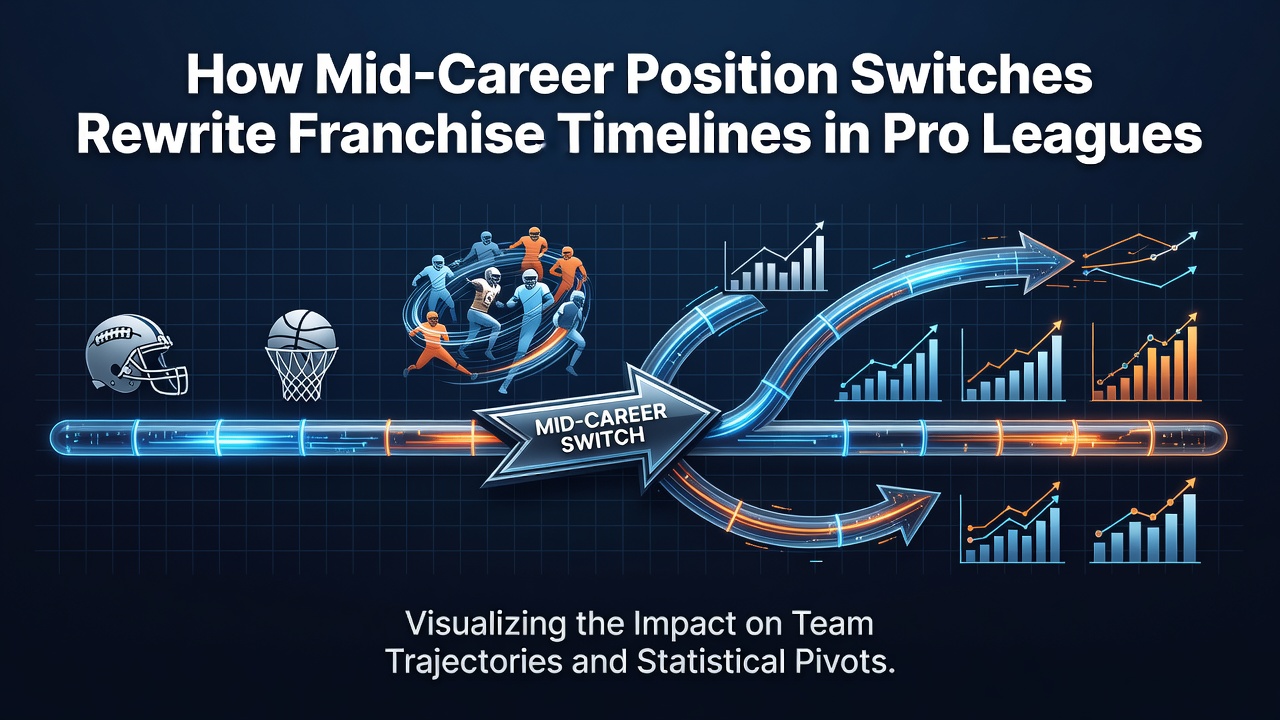 Athletes adapting to new positions during mid-career transitions in professional sports leagues