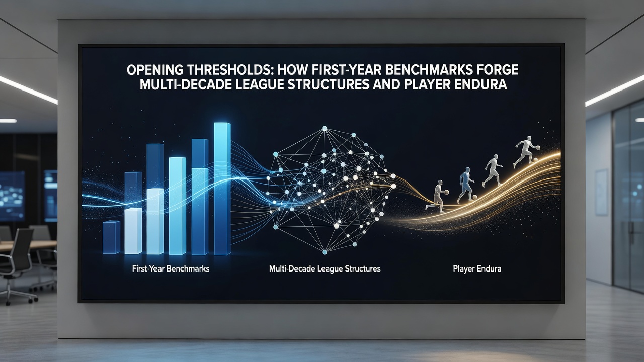 Long-term career trajectories shaped by rookie season benchmarks in international athletics