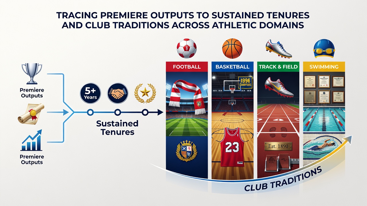 Club traditions being passed down through generations of athletes with sustained high performance